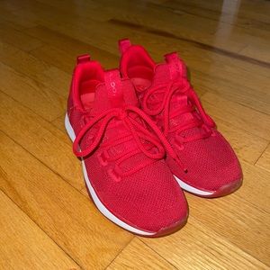 ALDO sneakers in red. So cute and stylish. I’ve only worn them once!